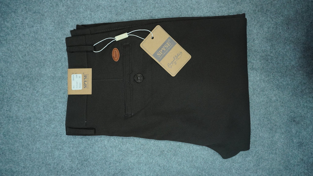 Men’s Mercerized Cotton Flat-Front Trousers SPB002