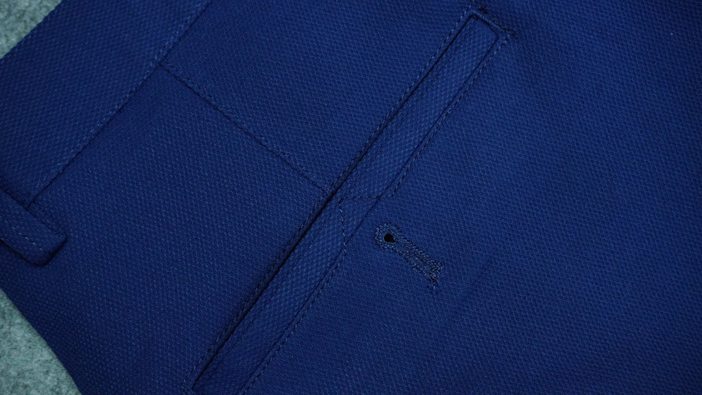 Men’s Mercerized Cotton Flat-Front Trousers SPB002