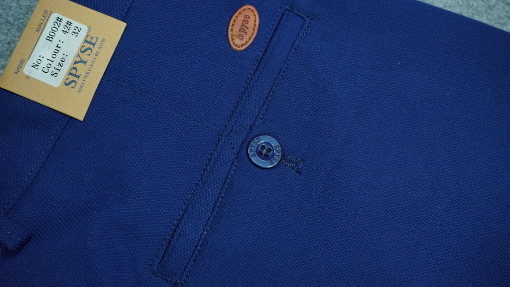 Men’s Mercerized Cotton Flat-Front Trousers SPB002