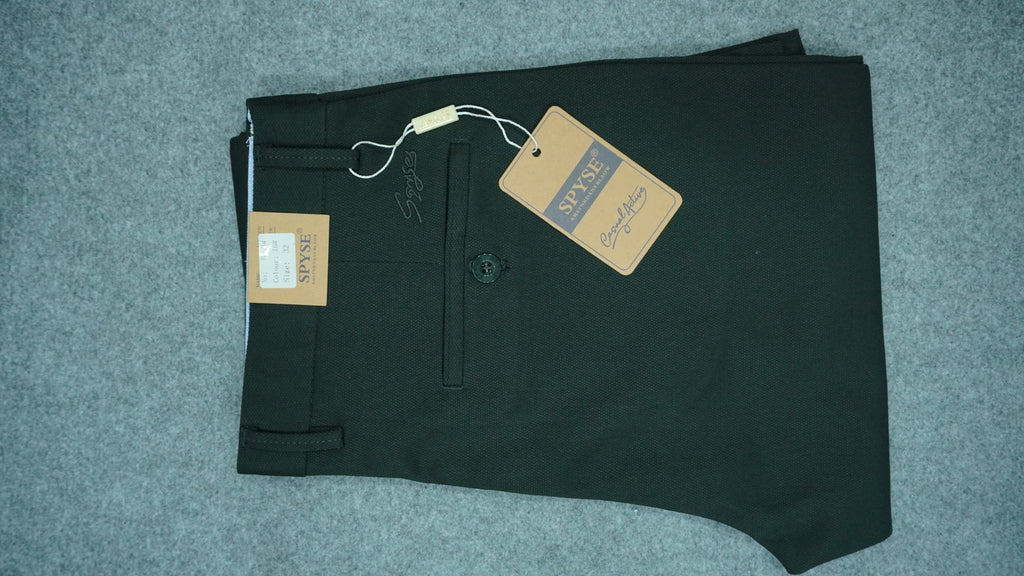 Men’s Mercerized Cotton Flat-Front Pants SPB003
