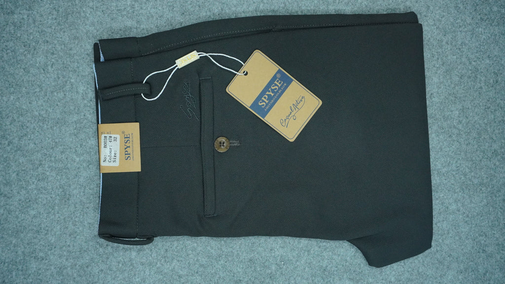 Men’s Mercerized Cotton Flat-Front Pants SPB003