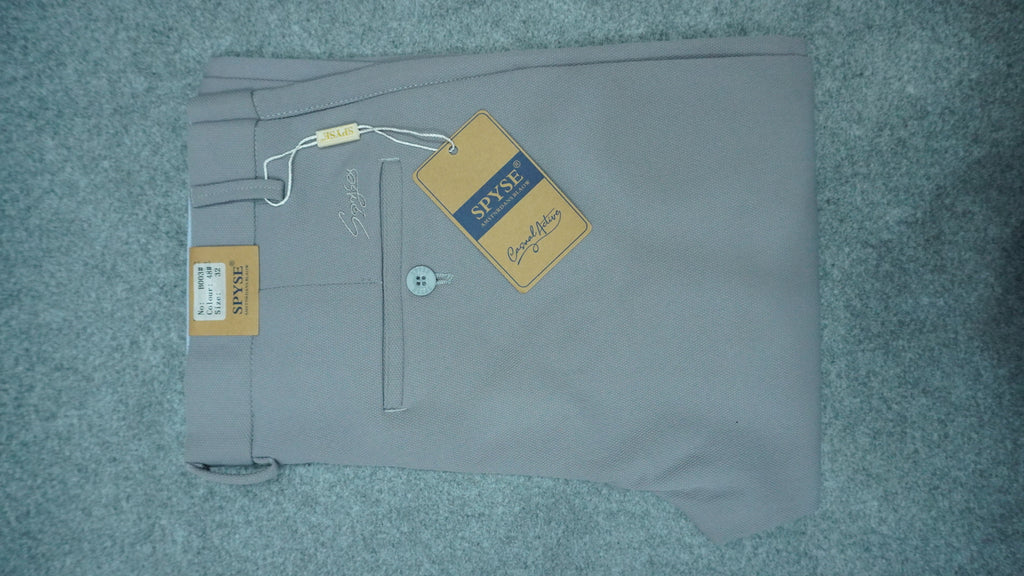 Men’s Mercerized Cotton Flat-Front Pants SPB003