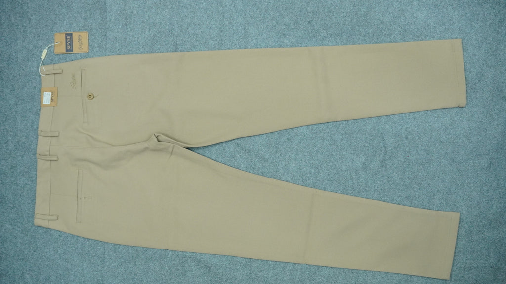Men’s Mercerized Cotton Flat-Front Pants SPB003