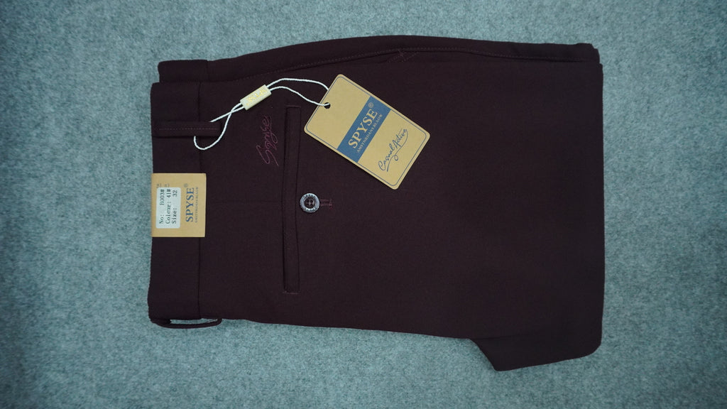 Men’s Mercerized Cotton Flat-Front Pants SPB003