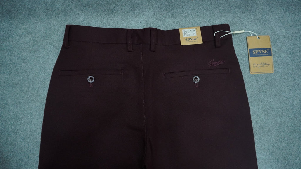 Men’s Mercerized Cotton Flat-Front Pants SPB003