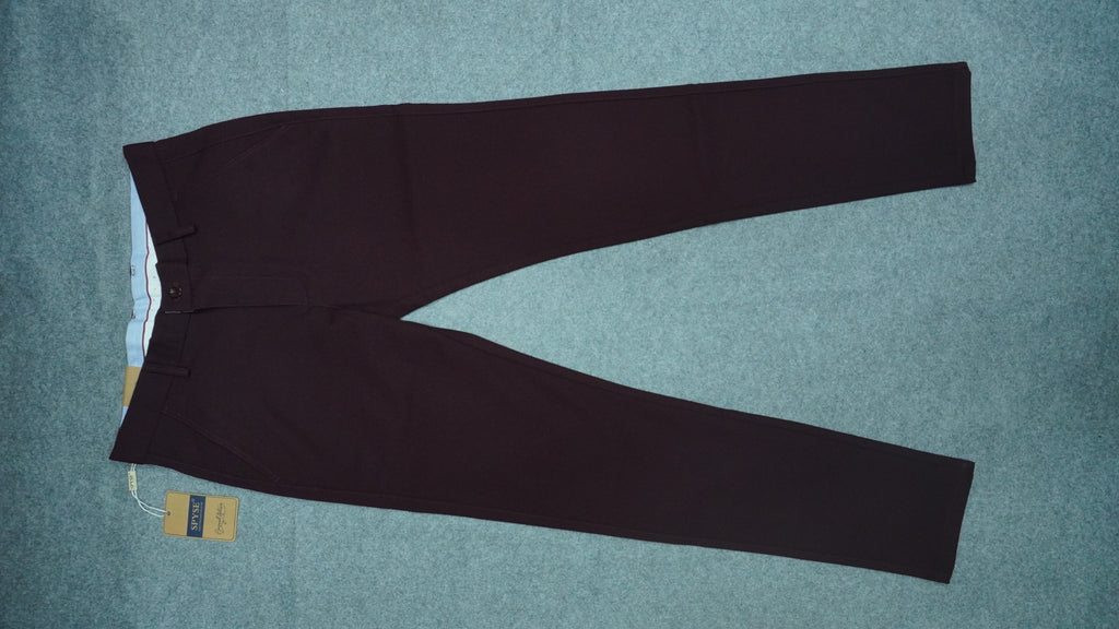Men’s Mercerized Cotton Flat-Front Pants SPB003