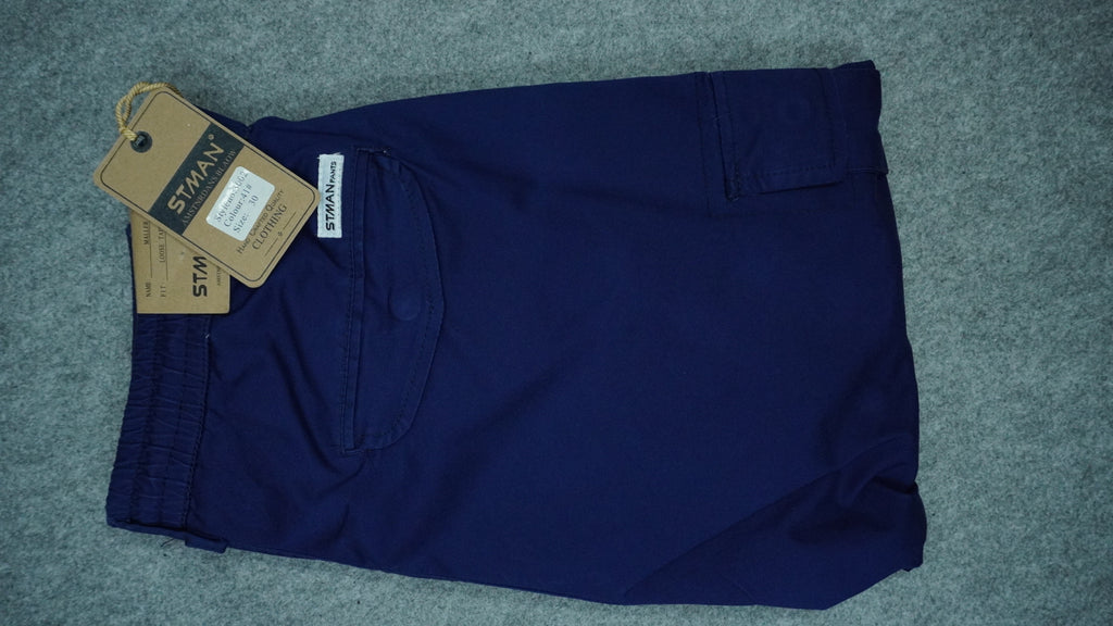 Men’s Tencel Blend Straight-Leg Cargo Pants ST3002