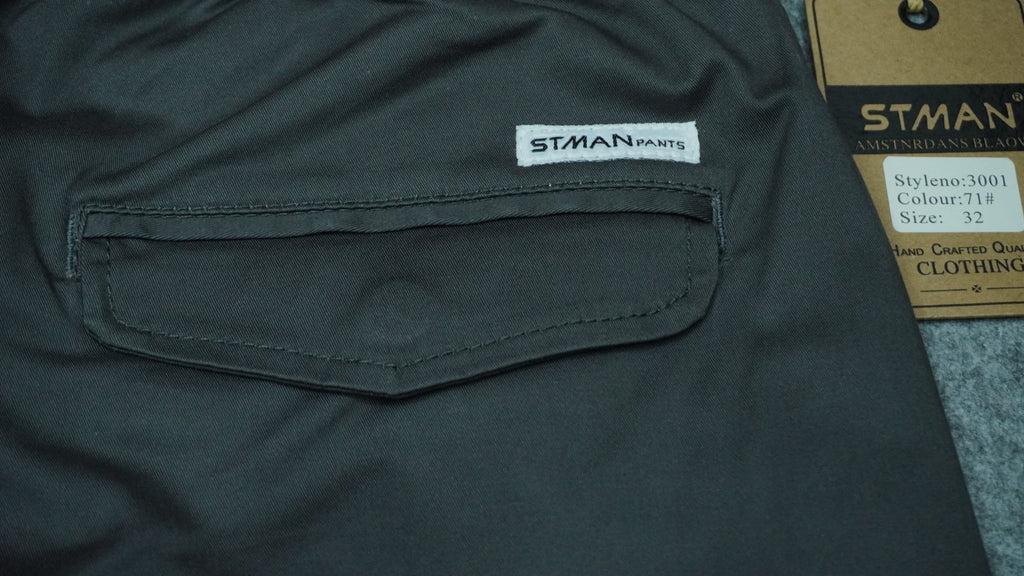 Men’s Tencel Blend Cargo Jogger Pants ST3001