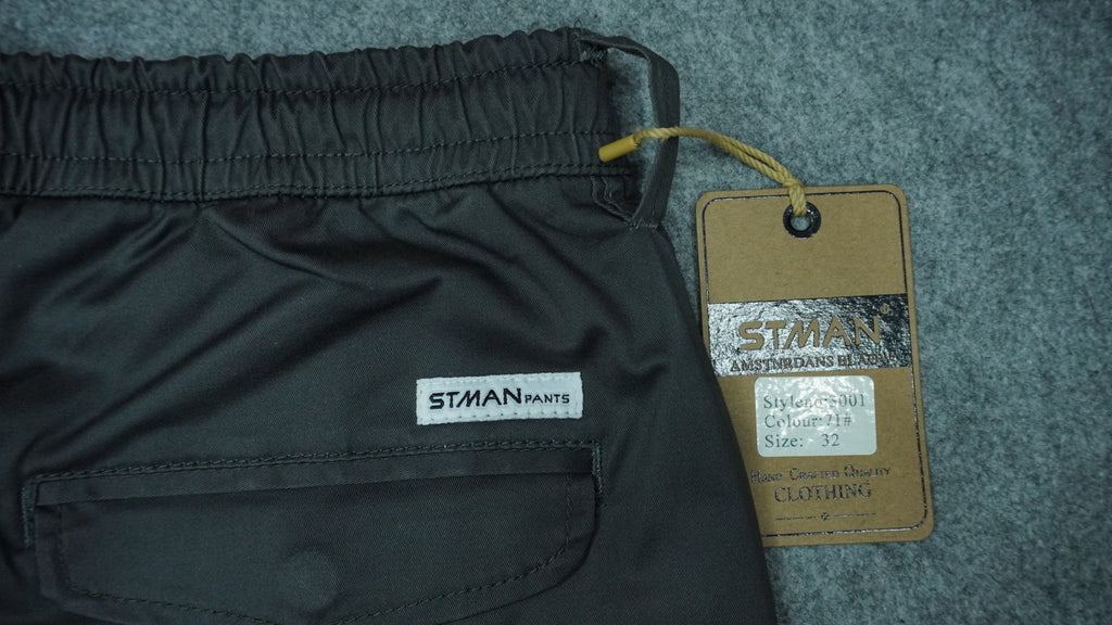 Men’s Tencel Blend Cargo Jogger Pants ST3001