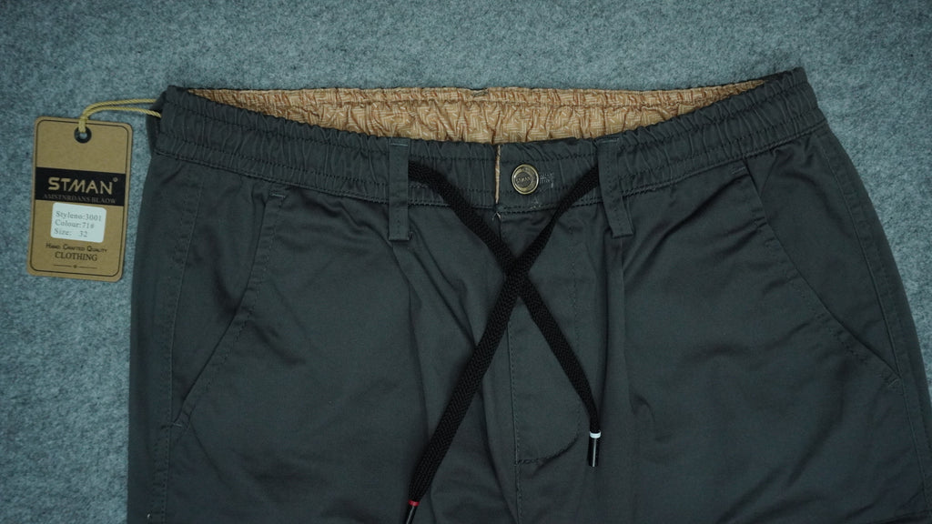 Men’s Tencel Blend Cargo Jogger Pants ST3001