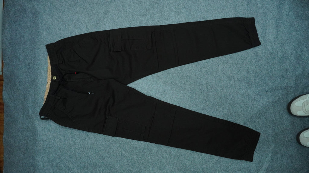 Men’s Tencel Blend Straight-Leg Cargo Pants ST3002